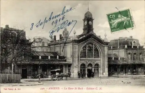 Ak Amiens-Somme, Gare Saint Roch