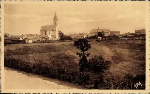 Ak Requista Aveyron, Blick auf den Ort, Kirche