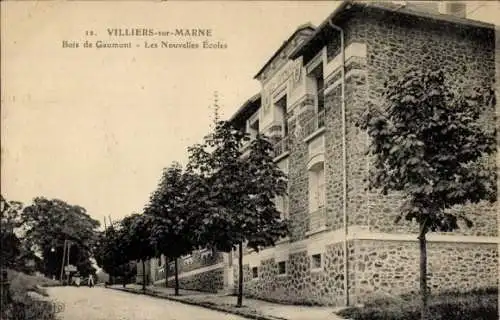 Ak Villiers sur Marne Val de Marne, Bois de Gaumont - Les Nouvelles Ecoles