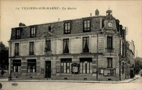 Ak Villiers sur Marne Val de Marne, La Mairie