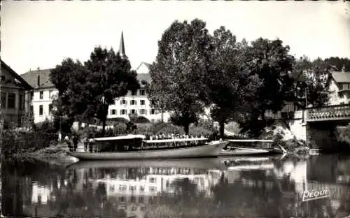 Ak Villers le Lac Doubs, Embarcadere