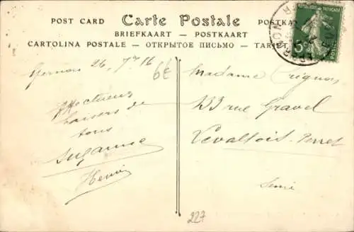 Ak Epernon Eure et Loir, Place