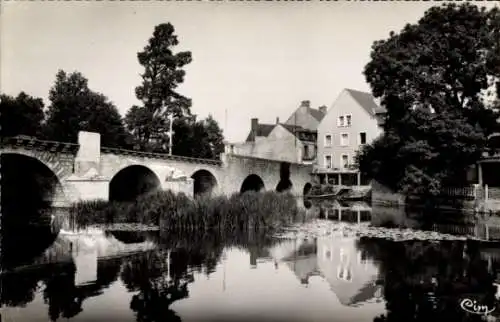 Ak Cloyes sur le Loir Eure et Loir, Pont