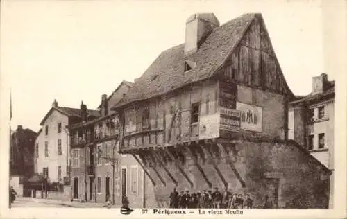 Ak Périgueux Nouvelle-Aquitaine Dordogne, Denkmal Le Vieux Moulin