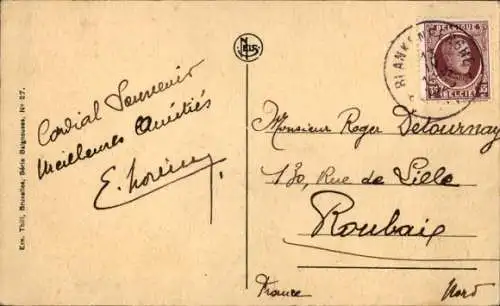 Ak Blankenberghe Blankenberge Westflandern, Frauen im Wasser, Bademode