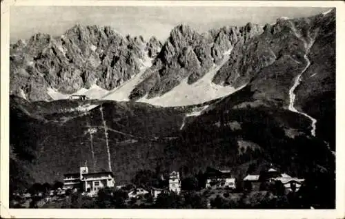 Ak Innsbruck in Tirol, Gesamtansicht, Hungerburg, Seegrube, Hafelekar