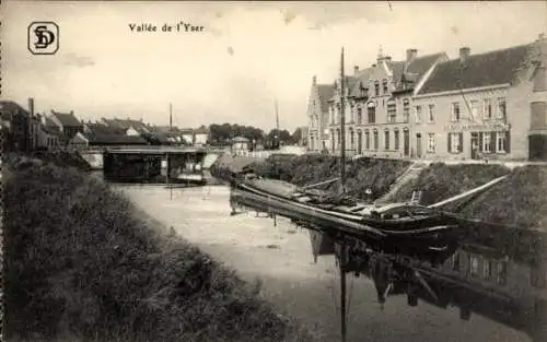 Ak Furnes Furnes Westflandern, Yser-Tal, Pont de Nieuport