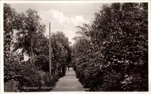 Ak Rewal Rewahl Pommern, Promenade