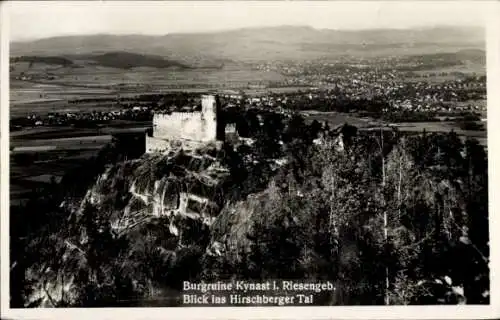 Ak Sobieszów Hermsdorf Kynast  Jelenia Góra Hirschberg im Riesengebirge, Zamek Chojnik, Burg Kynast