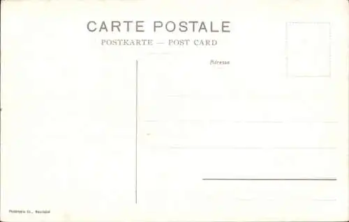 Ak Genf Stadt Schweiz, Dampfer im Hafen bei Nacht