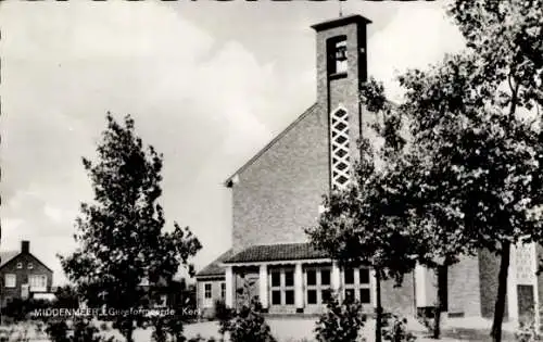 Ak Middenmeer Nordholland, Reformierte Kirche