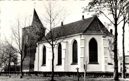 Ak Oosterhesselen Drenthe Niederlande, Ned. Rev. Kirche