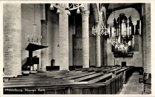 Ak Middelburg Zeeland Niederlande, Nieuwe Kerk