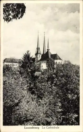 Ak Luxemburg Luxembourg, Kathedrale