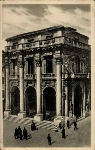 Ak Vicenza Veneto Venetien, Piazza dei Signori, Loggia dell Capitaniato