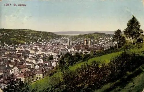 Ak Sankt Gallen Schweiz, Panorama