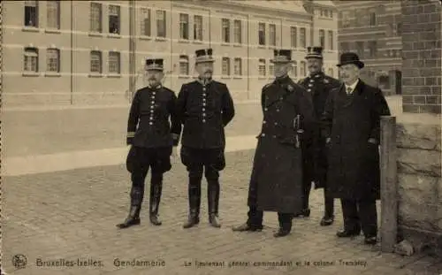 Ak Ixelles Elsene Brüssel Brüssel Belgien, Gendarmerie, Generalleutnant