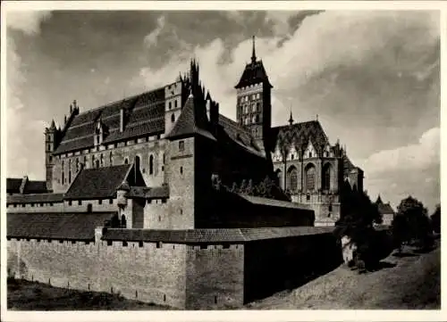 Ak Marienburg Malbork Westpreußen, Schloss