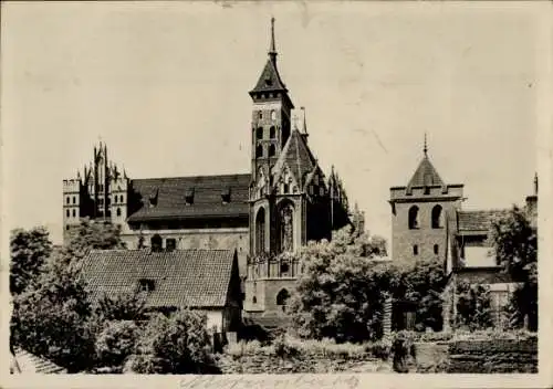 Ak Marienburg Malbork Westpreußen, Schloss