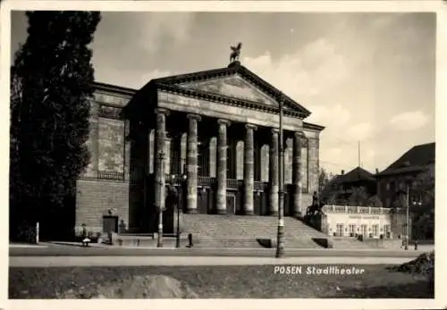 Foto Ak Poznań Posen, Reichsgautheater