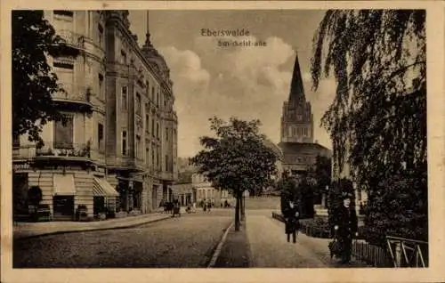 Ak Eberswalde in der Mark, Schicklerstraße, Magdalenenkirche