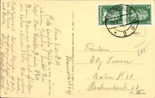 Ak Eberswalde in der Mark, an der Schwärze, Forstmuseum