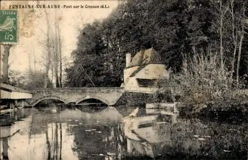 Ak Aube, Pont sur le Cresson