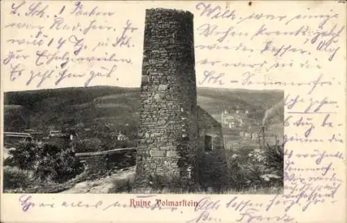 Ak Volmarstein Wetter an der Ruhr, Ruine