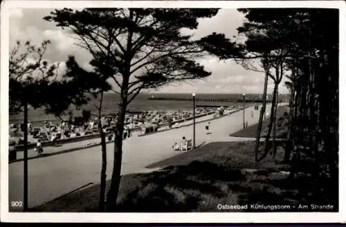 Ak Ostseebad Kühlungsborn, Promenade, Strand