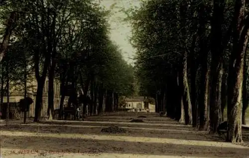 Ak Melun Seine et Marne, Quai