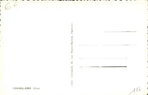 Ak Corbeil-Cerf Oise, Kirche