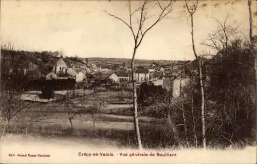 Ak Crépy en Valois Oise, Vue generale de Bouillant