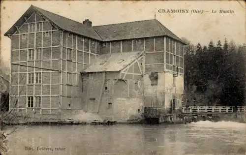 Ak Cramoisy Oise, Mühle