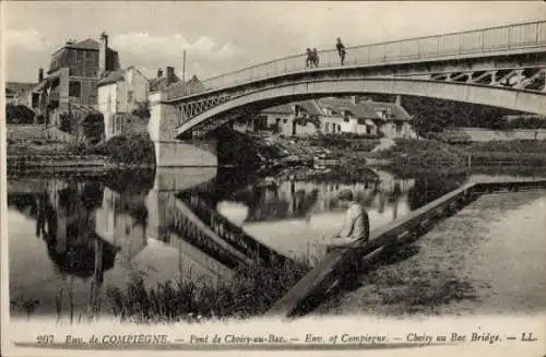 Ak Choisy au Bac Oise, Brücke