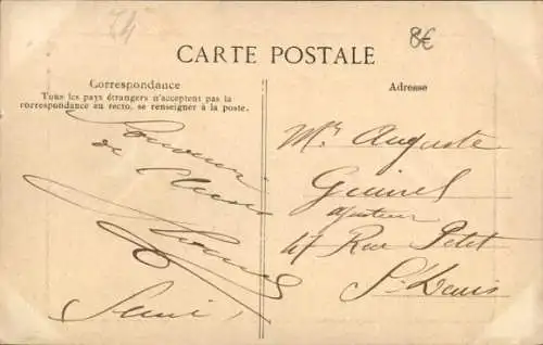 Passepartout Ak Cluses Haute Savoie, Schule für Uhrmacherei und Mechanik