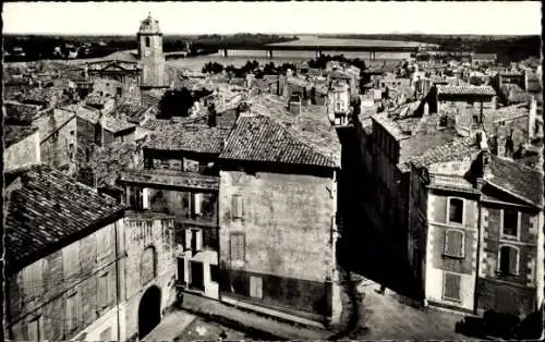 Ak Arles Bouches du Rhône, Gesamtansicht, Turm