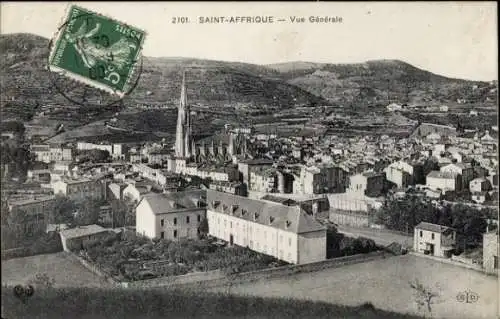 Ak Saint Affrique Aveyron, Gesamtansicht