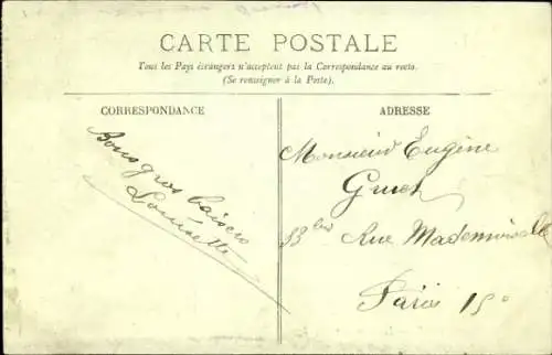 Ak Cayeux Somme, Fischhändler