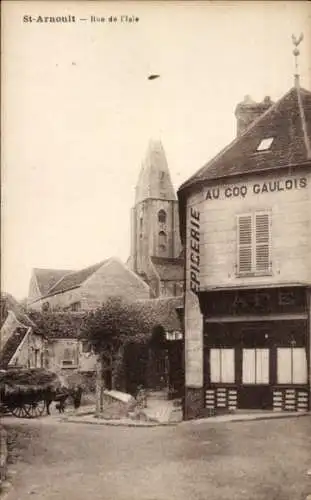 Ak Saint Arnoult und Yvelines, Rue de l'Isle