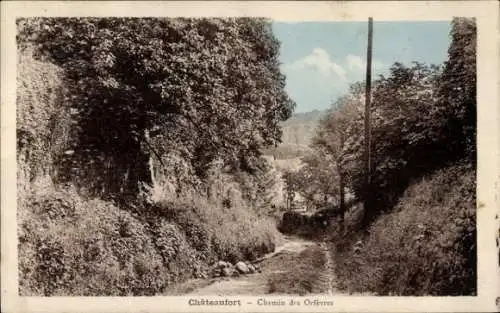 Ak Châteaufort Yvelines, Chemin des Orfevres