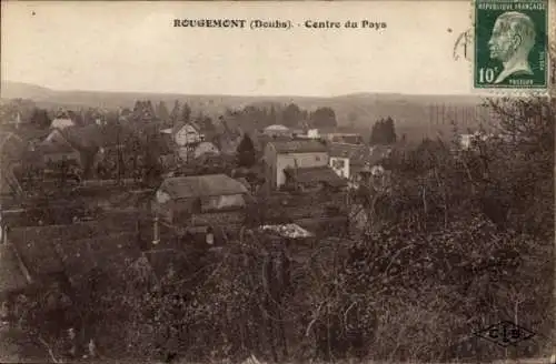 Ak Rougemont Doubs, Zentrum des Landes