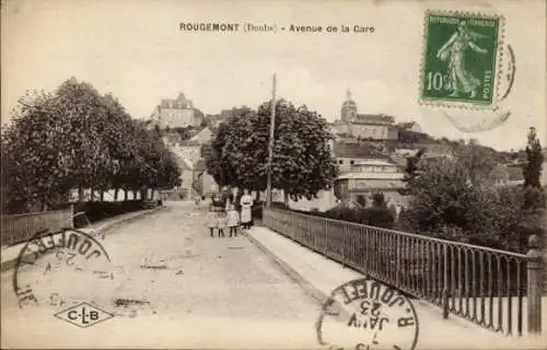 Ak Rougemont Doubs, Avenue de la Gare