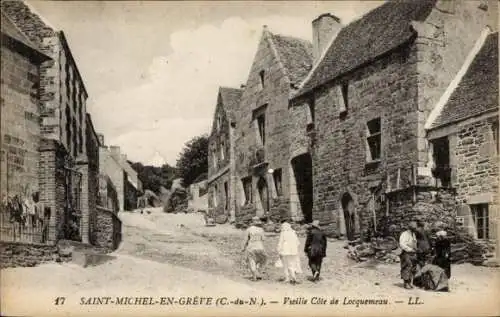 Ak Saint Michel en Greve Cotes d'Armor, Vieille Cote de Locquemeau