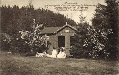 Ak Benneckenstein Oberharz am Brocken, Kuranstalt, Erholungsheim Ebert