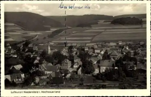 Ak Niedersfeld Winterberg im Sauerland, Panorama