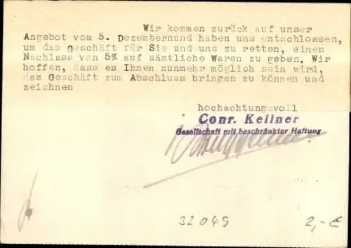 Ak Herford in Westfalen, Conr. Kellner GmbH, Metall- und Röhrengroßhandlung