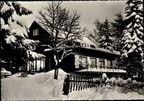 Ak Braunlage im Oberharz, Cafe Panorama, Winter