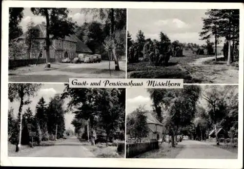 Ak Hermannsburg in der Lüneburger Heide, Gasthaus und Pensionshaus Misselborn