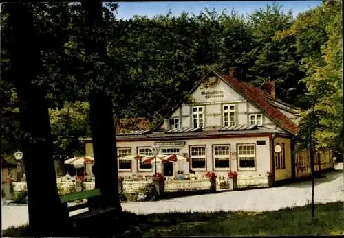 Ak Walsrode in der Lüneburger Heide, Gaststätte Eckernworth, Terrasse