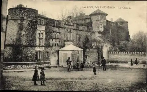 Ak La Roque d'Anthéron Bouches du Rhône, Schloss